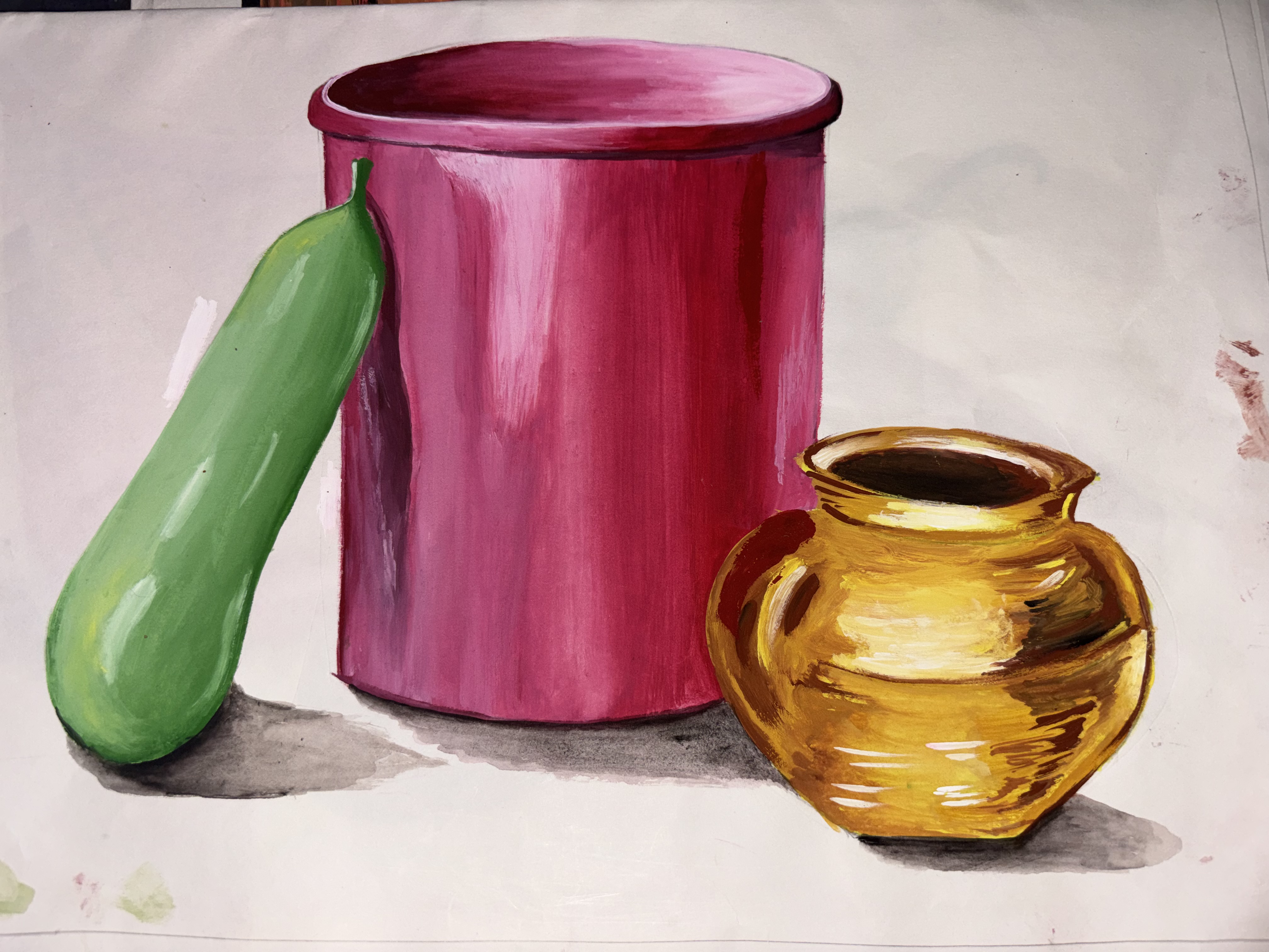 Watercolour art class